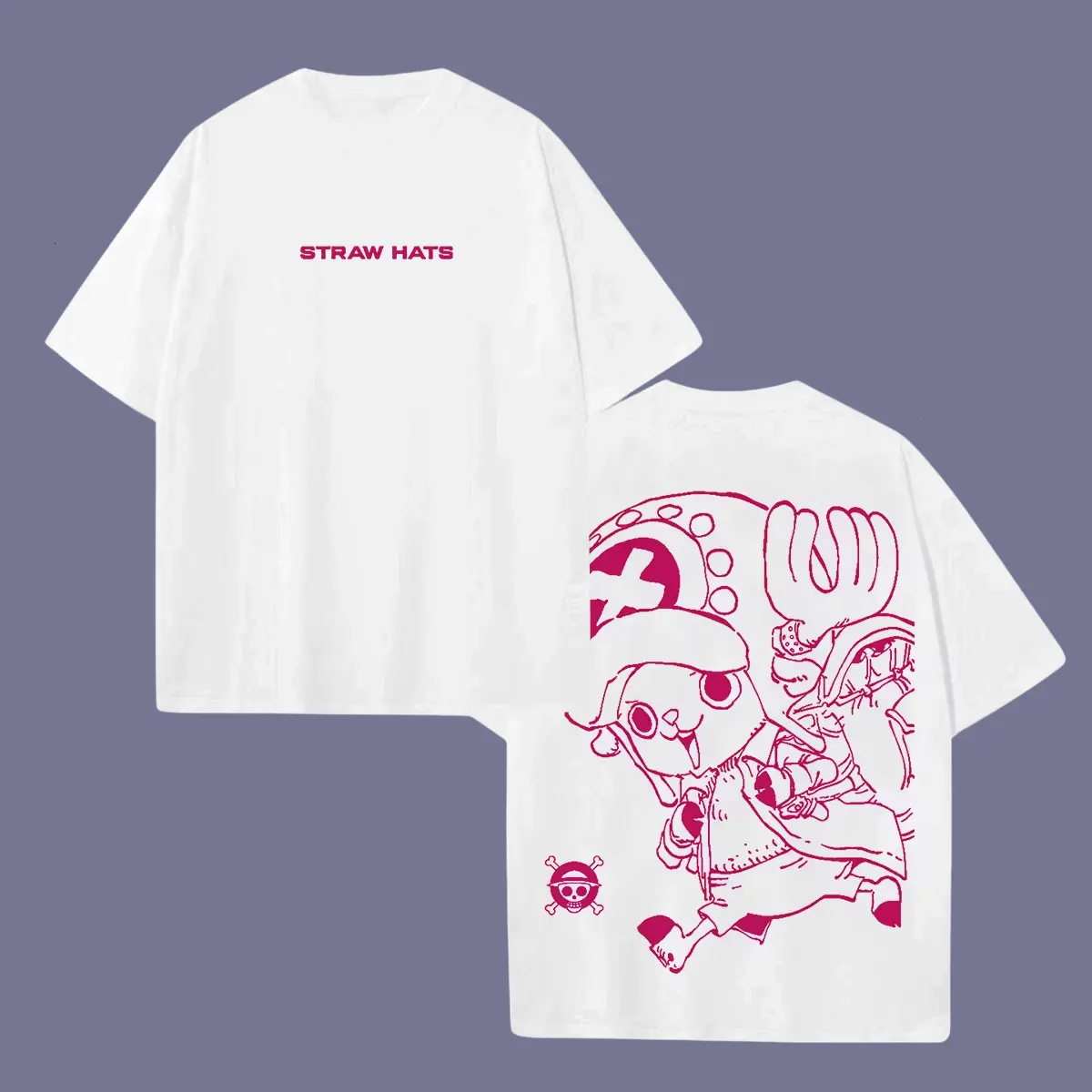 Straw Hats Chopper T-shirt & Sweatshirt, OP Pirates Anime Graphic Tee, Otaku Vintage Oversized Unisex Streetwear, Gifts for Him Her