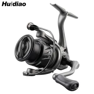 Huidiao ZQ Super Smooth Spinning Fishing Reel 1000-4000 Series Zero Play 5+1 Shielded Metal BB 5.2:1 Gear Ratio 11lb/5kg Max Drag Aluminum Alloy Spool / Handle for Lure Fishing Fishing Equipment