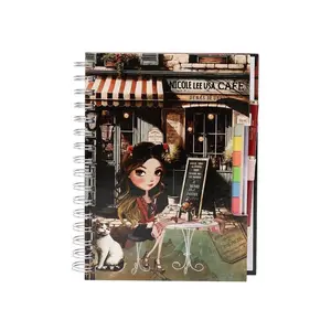 SPIRAL PLANNER WITH ZIP POCKET & STICKY NOTES for Organization Practical Design Essential Tools for Students Professionals