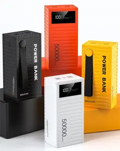 Large capacity50,000mah charging bank outdoor camping mobile power supply Containerized PD20W Super Fast Charge Fast Charging Type C Micro USB