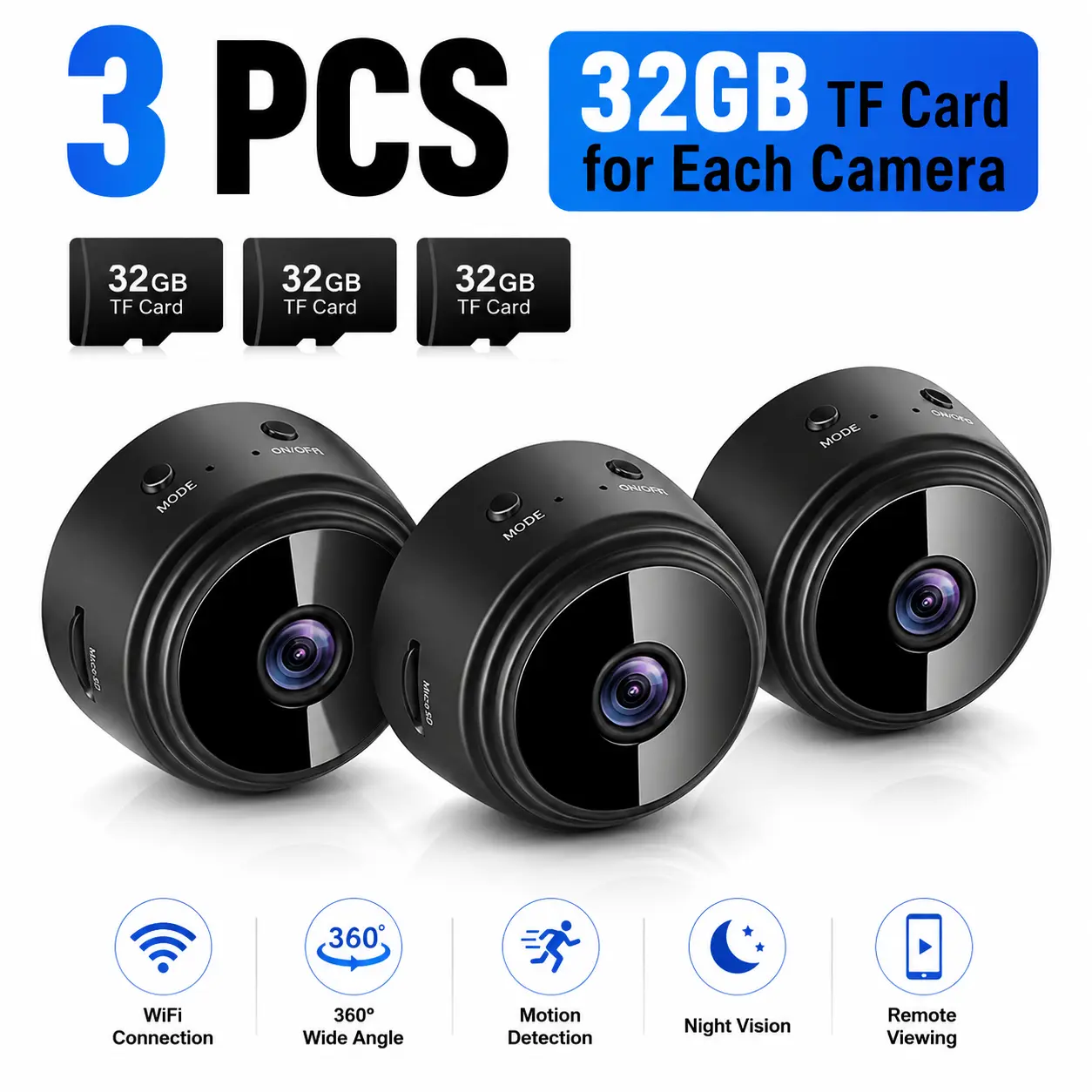 A9 Mini Wireless Camera – 1080P HD Mobile Surveillance with Motion Detection| Smart Home & Baby Care Monitor