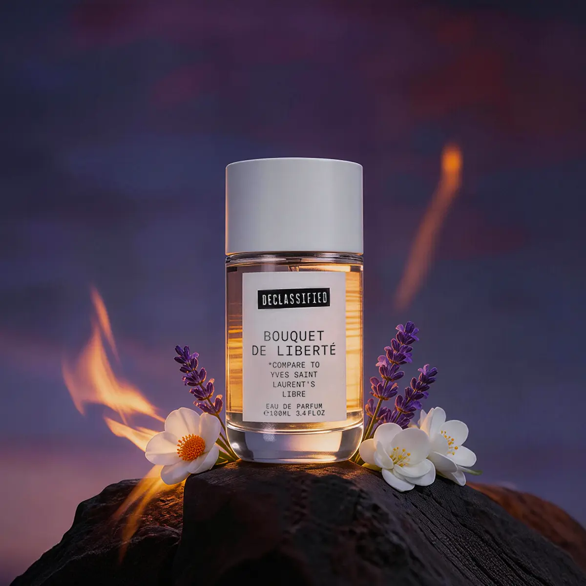 Declassified Bouquet de Liberté | Affordable Sweet FLoral Perfume | Lavender, Orange Blossom, Jasmine，Madagascar Vanilla &Musk | 100ml Unisex Eau de Parfum