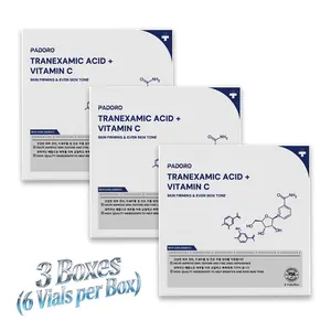 【3 Boxes/Free shipping】Monthly Set-PADORO Tranexamic Acid Serum, Evens out skin tone, contains golden Vitamin C to improve skin tone, anti-aging, suitable for all skin types, skincare, repairs and soothes, reduces wrinkles,