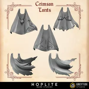 Cloaks - Crimson Lords | Grey Tide Studio | Conversion Parts & Bits