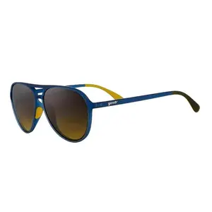 Frequent Skymall Shoppers - goodr Navy Blue Mach G Aviator Polarized Sunglasses
