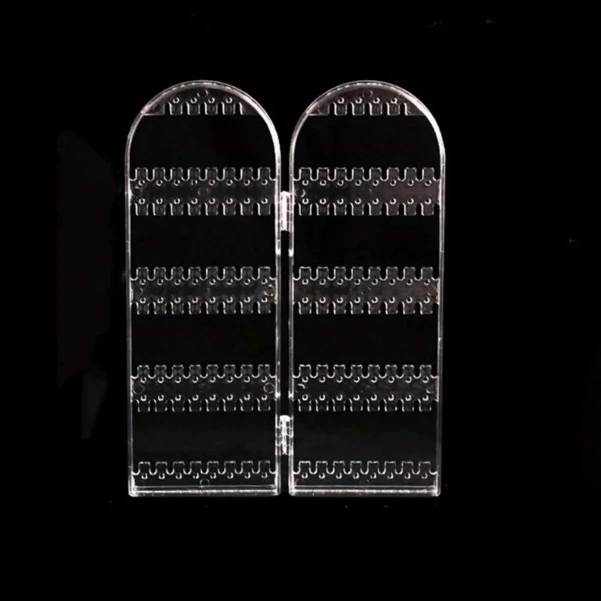 1pc Earring Storage Rack, Large Capacity Necklace and Studs Organizer, Durable Lightweight Organizer, Standing Jewelry Display Stand, Home Use, Essential Accessory Holder, Acrylic Organizer