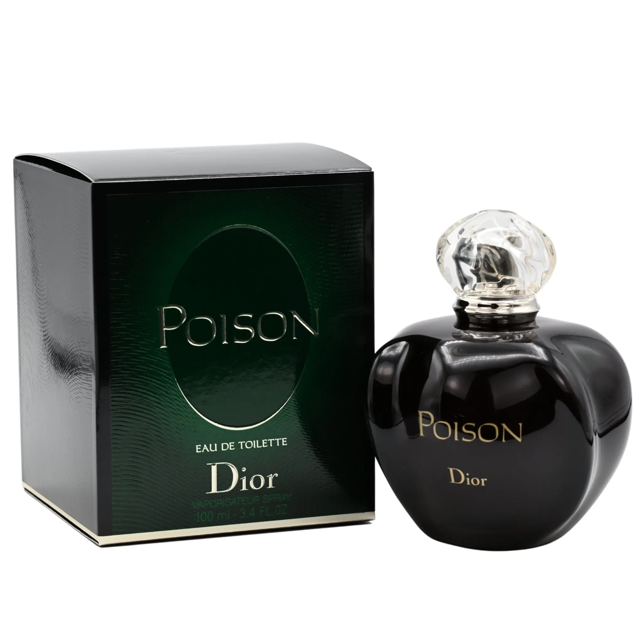 Dior POISON Women's Floral Woody Amber Blend EDT Fragrance, 3.3/3.4 oz, New Boxed Women's Fragrance, Floral Woody Fragrance