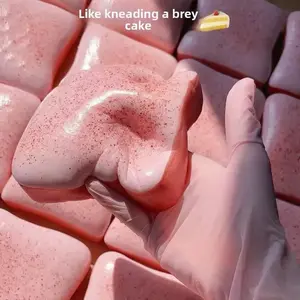 Viral Ultra-Soft Fluffy Berry Toast King Plush Toy, Strawberry Crush Stuffed, Realistic Slow-Fade Soft Toy, Bread Lover Stress Relief Gift, Perfect Present Series