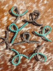 Rockin Western Pearl Hair Clip