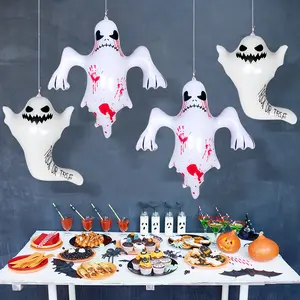 Halloween toy pendant party horror atmosphere props smiling ghost pvc simulation model