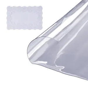 VEVOR Clear Table Cover Protector, TikTokShopBlackFriday, 48 inch/1230 mm Round Table Cover, 1.5 mm Thick PVC Plastic Tablecloth, Waterproof Desktop Protector for Writing Desk, Coffee Table, Dining Room Table