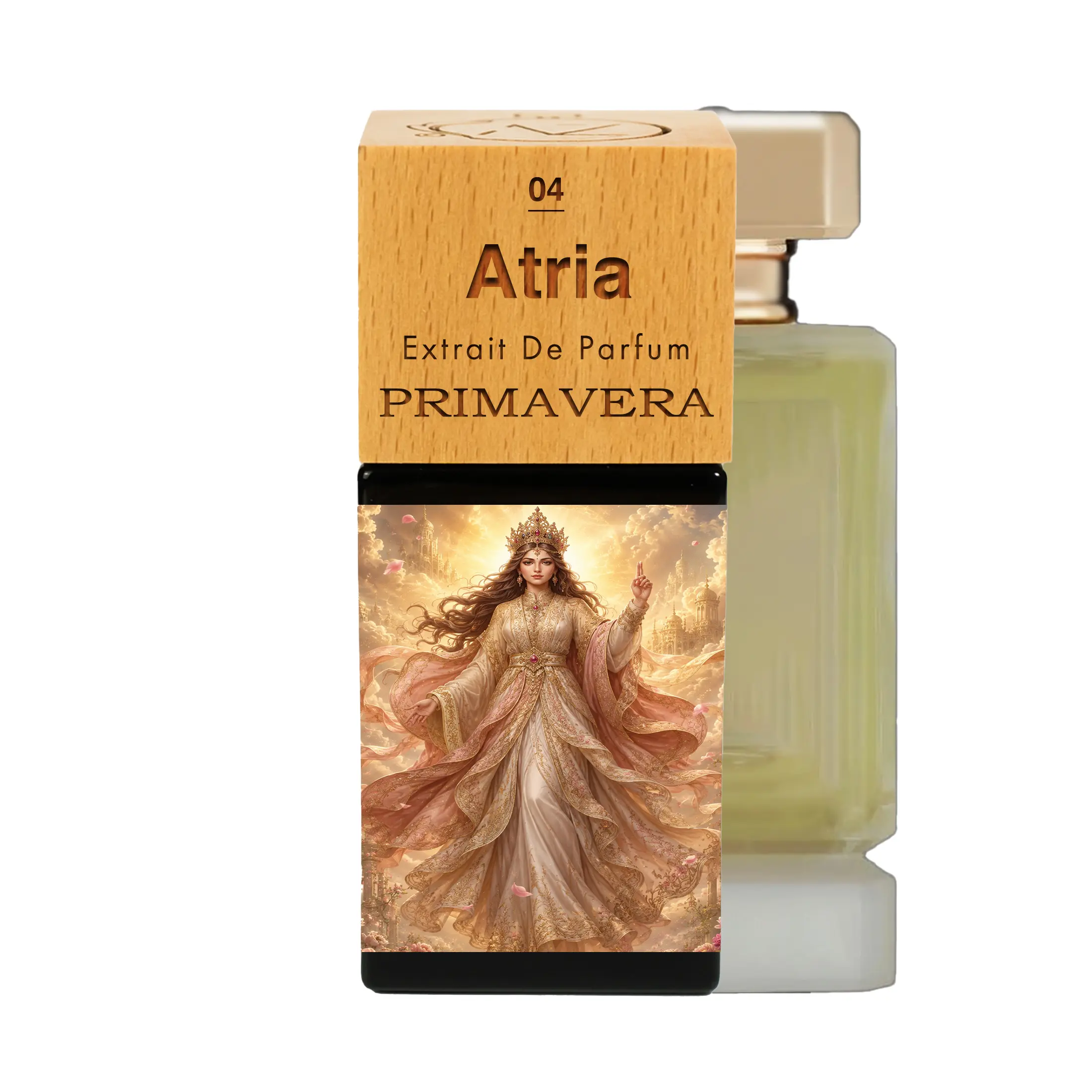 Atria N°04 | Green Leaves, Bergamot and Lemon; Rose and Heliotrope; Musk, Vetiver and Vanilla. Home fragrance