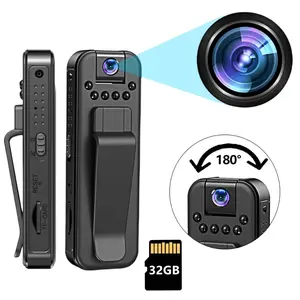 Wireless Portable Digital Camera for Summer, HD Outdoor Sports Camcorder, Wearable Action Dv with 180° Rotating Lens & Night Vision, Wearable Recording Camera, Video Recording Camera