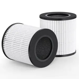 MOOKA Air Purifiers for Home Large Room up to 1076 ft², H13 True HEPA Air Filter Cleaner, Odor Eliminator, Remove Smoke Dust Pollen Pet Dander, Night Light(Available for California)-Black Household Appliances