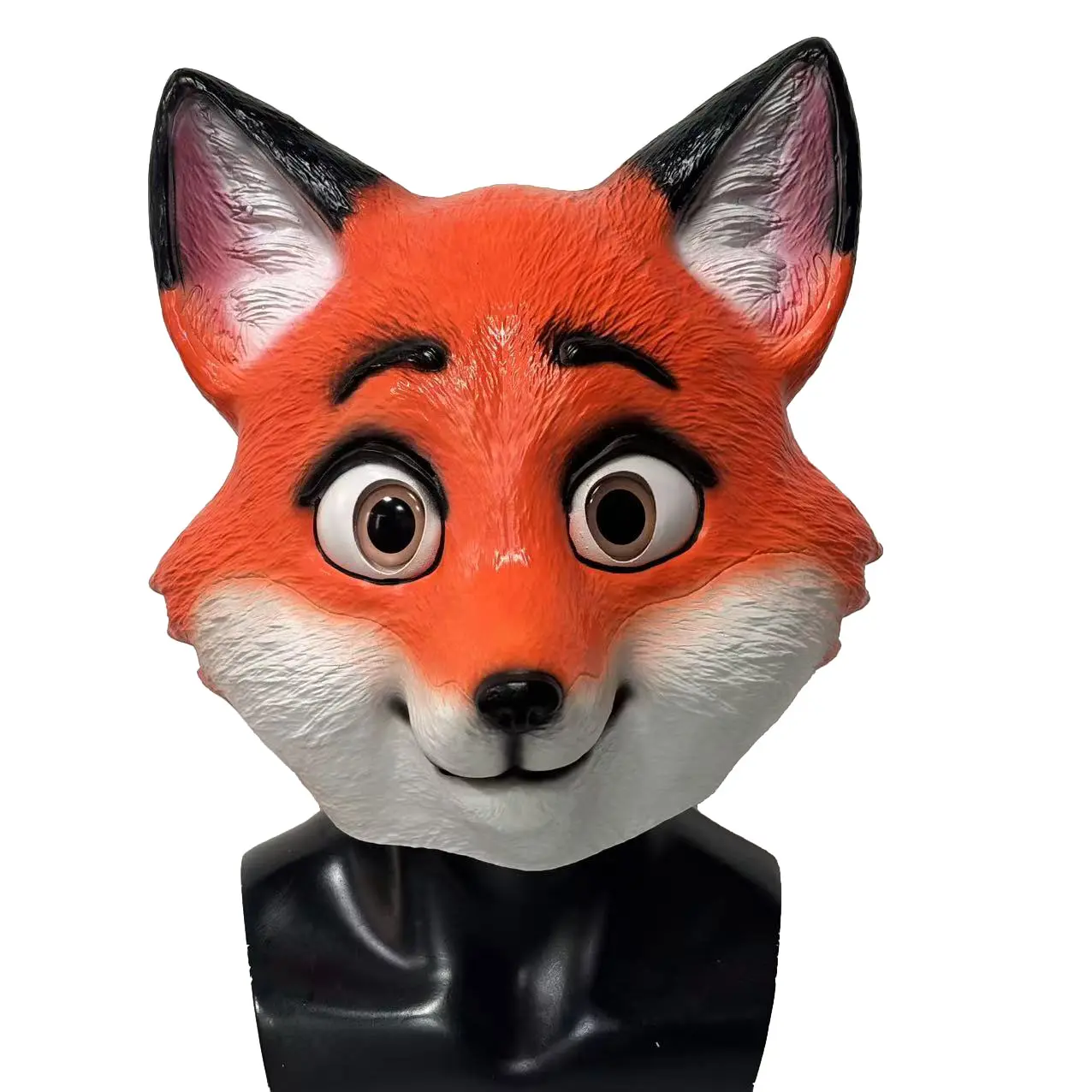 Fox Animal Cosplay Fox Latex Hood Mask, Halloween Cosplay Costume Mask Props