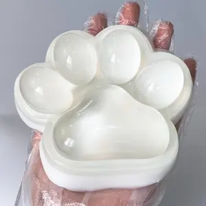 【2025 New】Big Cat Paw Squishy Toy, Clear Cat Paw Squeeze Toys, 5.5in Squishy Stress Relief Toy,Pinching Squishy, Executive Desk Toys Squishy,Soft High Resilience Squishy Toys.