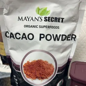 Mayan's Secret Organic Cacoa Powder 1lb Unsweetened Raw Cacao for Smoothie Coffee & Drink Mixes USDA Certified Healthy Beverage Flavor