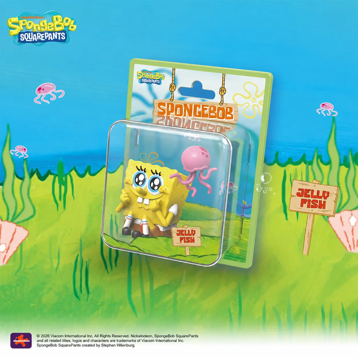 SpongeBob SquarePants Heart Collection Series Cute Cartoon Ornaments With Exquisite Details Classic Character Design Ideal Collectibles And Lovely Gifts For Animation Fans, Back To School