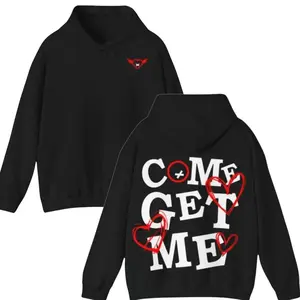 Red Hearts Valentines Come Get Me Hoodie, Quiet Racing Club, Racing Hoodie, Gift For Women Men, Wife, Husband, Her, Him, Top Women Menswear