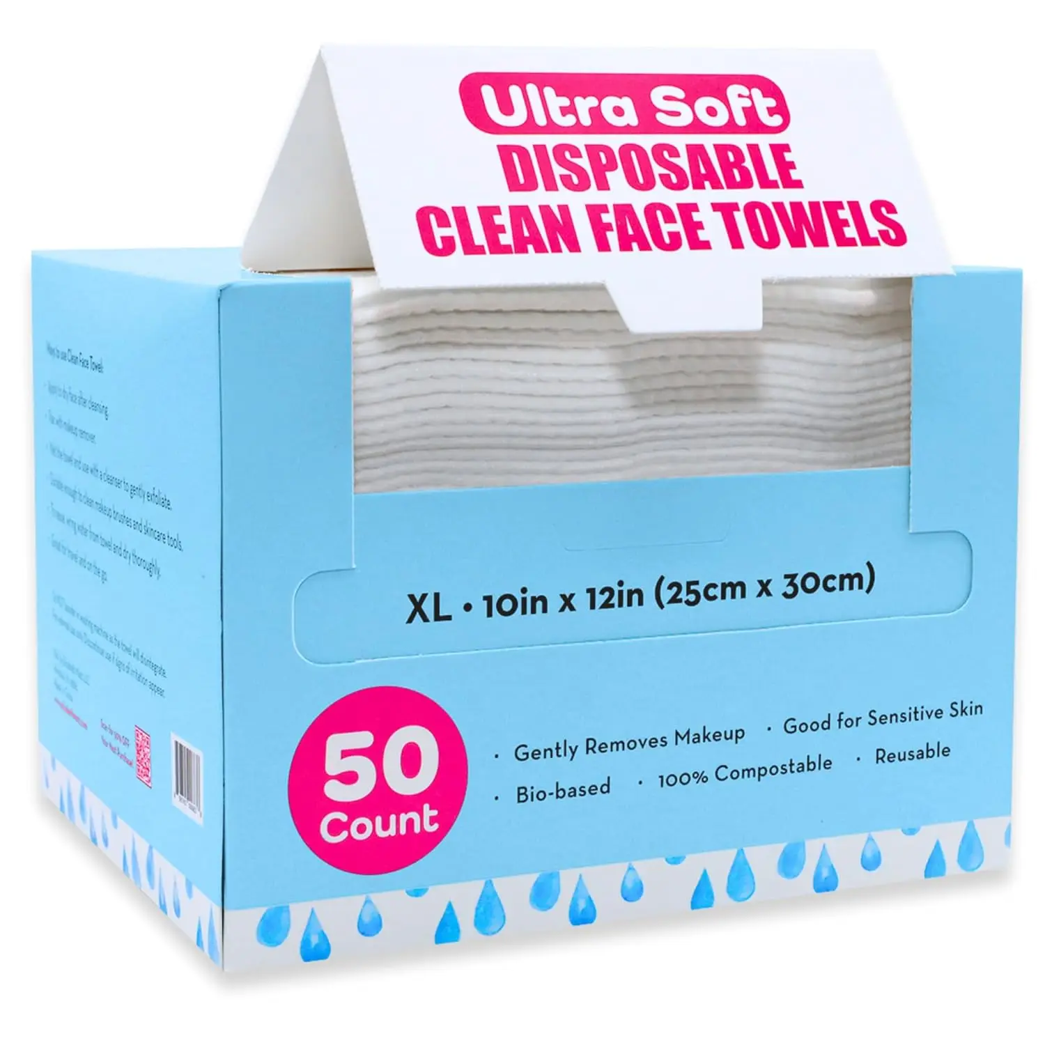 Elizabeth Mott Thank Me Later Cosmetic Micellar Cleansing Wipes, Sensitive Skin Makeup Remover Towelettes for Gentle Clean Skin