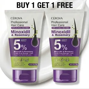 New Release  CEROVA 5% Minoxidil &Rosemary  Hair Growth Foam for Men & Women Anti Hair Loss Treatment with Keto & Ginger Root Extract Gel