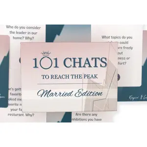 101 Chats to Reach the Peak Conversation Cards Married Edition