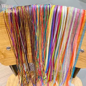Colorful Braided Hair Rope, Tibetan Style Dreadlocks Hair Strings, Mori Style Colorful Ribbon Headwear Cute Hair Accessories for Girls Women