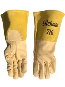 Slickman 716 Cowhide Leather Stick/Tig/Mig Welding Glove