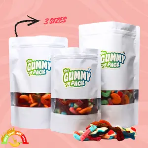 Sweet & Spicy Variety Gummy Mix - The Gummy Pack - 1/2 lb, 1 lb, 2 lb, & 3 lb - Blue Sharks, Spicy Peach Rings, Chamoy Worms & Watermelon Slices - Quality Ingredients & Freshness Guaranteed - Chewy, Soft, & Juicy - Candy Snack
