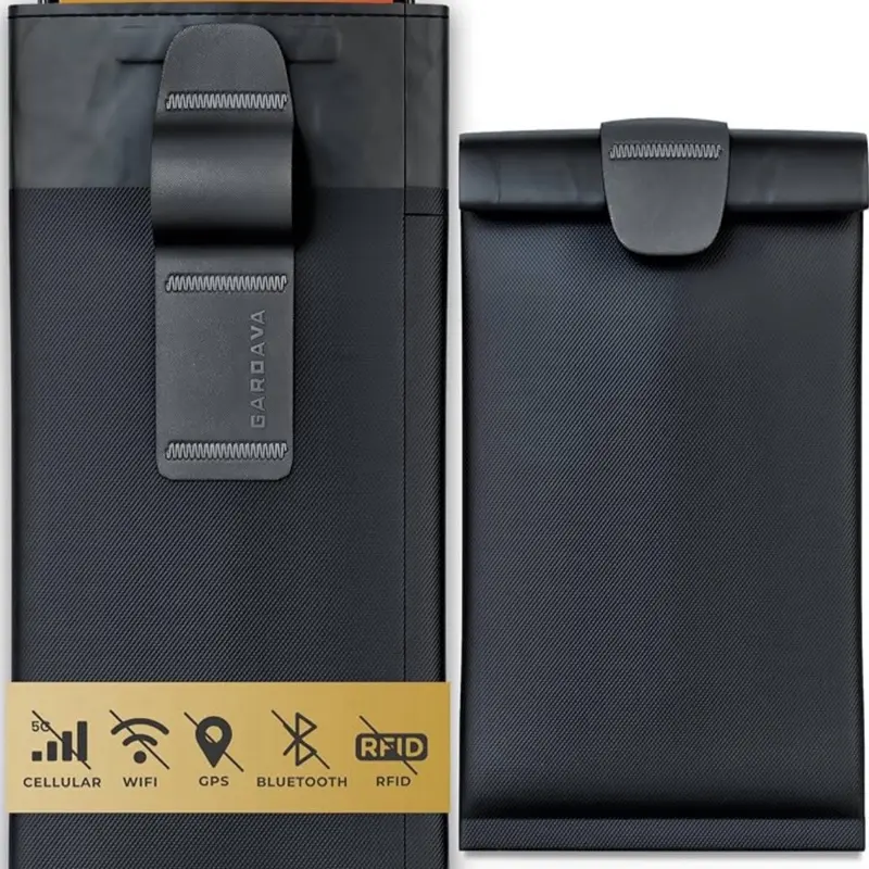 Faraday Sleeve - RFID Blocking Pouch for Cellular, WiFi, GPS, Bluetooth, and RFID Protection