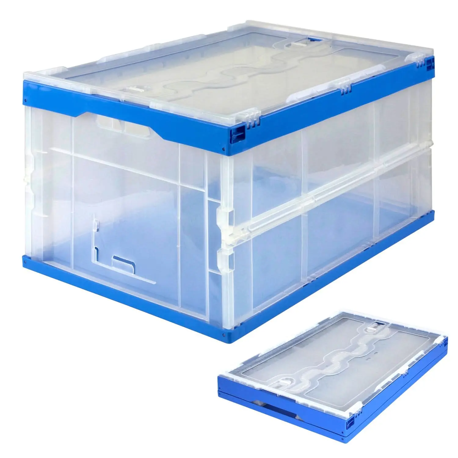 Folding Plastic Storage Crate