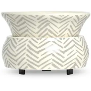 Pink Zebra Wax Warmers - Perfect for Pink zebra wax melt sprinkles - Decor Glass - Simmer Pot and Light - Wax Fragrance