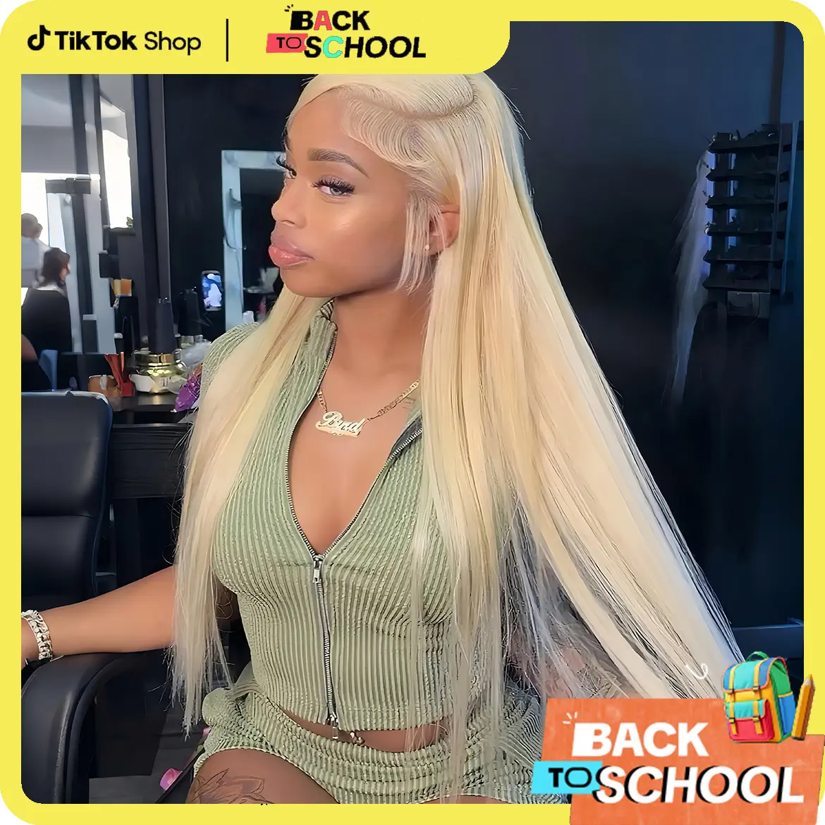 Tahikie 613 250% Density Blonde HD Front Lace Bob Wig 13x6 Straight Frontal Human Hair Wigs For Women Pre Plucked Natural Hairline With Baby Human Hair Wigs #SummerVibes #DealsForYouDays#backtoschool #TikTokShopBackToSchool#SohoChic