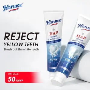 HAP Toothpaste with Hydroxyapatite-Enamel StrengtheningCavityPrevention, Fluoride-Free, whiteningFormula, Gentleon Sensitive Teeth,Fresh Mint Flavor Oral whitening toothpaste niacinamide toothpaste coconut oil teeth hydroxyapatite toothpaste  hot luck