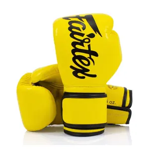 Fairtex BGV14 Yellow Muay Thai Boxing Glove