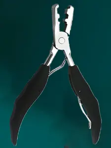 Square Slot Hair Extension Clips Tool, Durable Plastic Clamp for Easy Attachment & Removal, Perfect for All Seasons Use