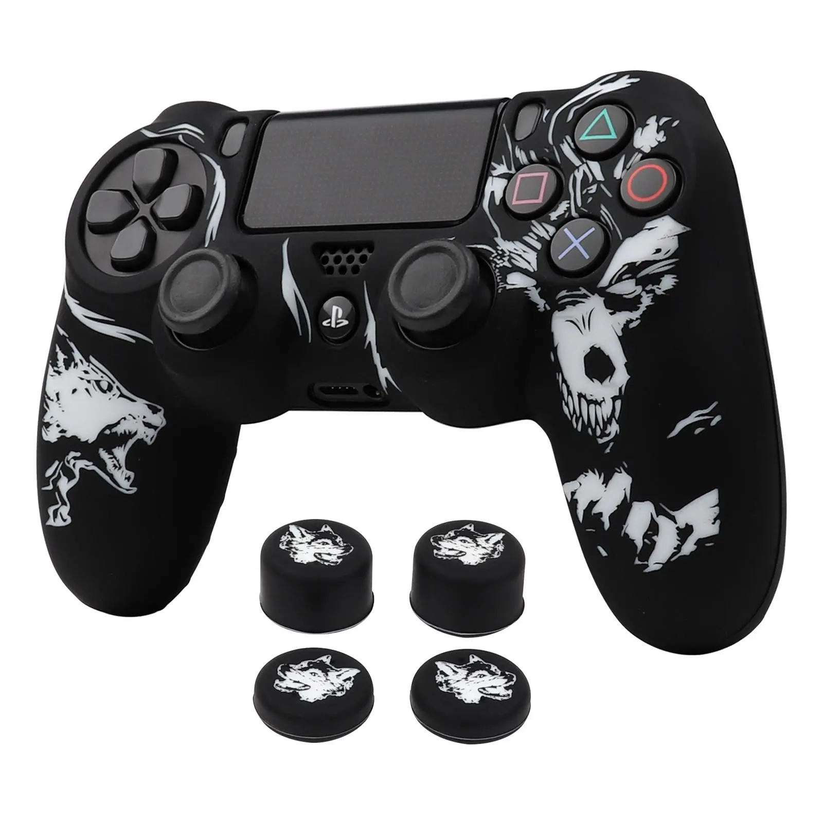 Laser Carving Soft Silicone Cover For PS4 Xbox One S Series X Controller Skin Case Gamepad Joystick Accessories Gaming Console Accessories Console Controller Accessories