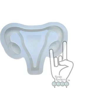 Uterus Shaker Badge Reel or Phone Grip Shaker Mold