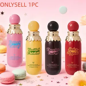 Women's Perfume Spray with Four Fragrances, Cotton Candy, Chocolate, Vanilla, Apple, Long-Lasting Niche Scent, High-Quality Ingredients