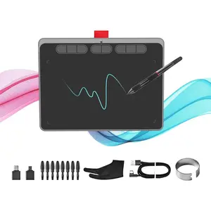 9x6 inch Graphics Drawing Tablet,  Drawing Tablet with -Free Stylus, 8192 Pen , 8 Hot , Digital Art Tablet for Drawing, Design, Teaching, Work with , , PC & Mobile