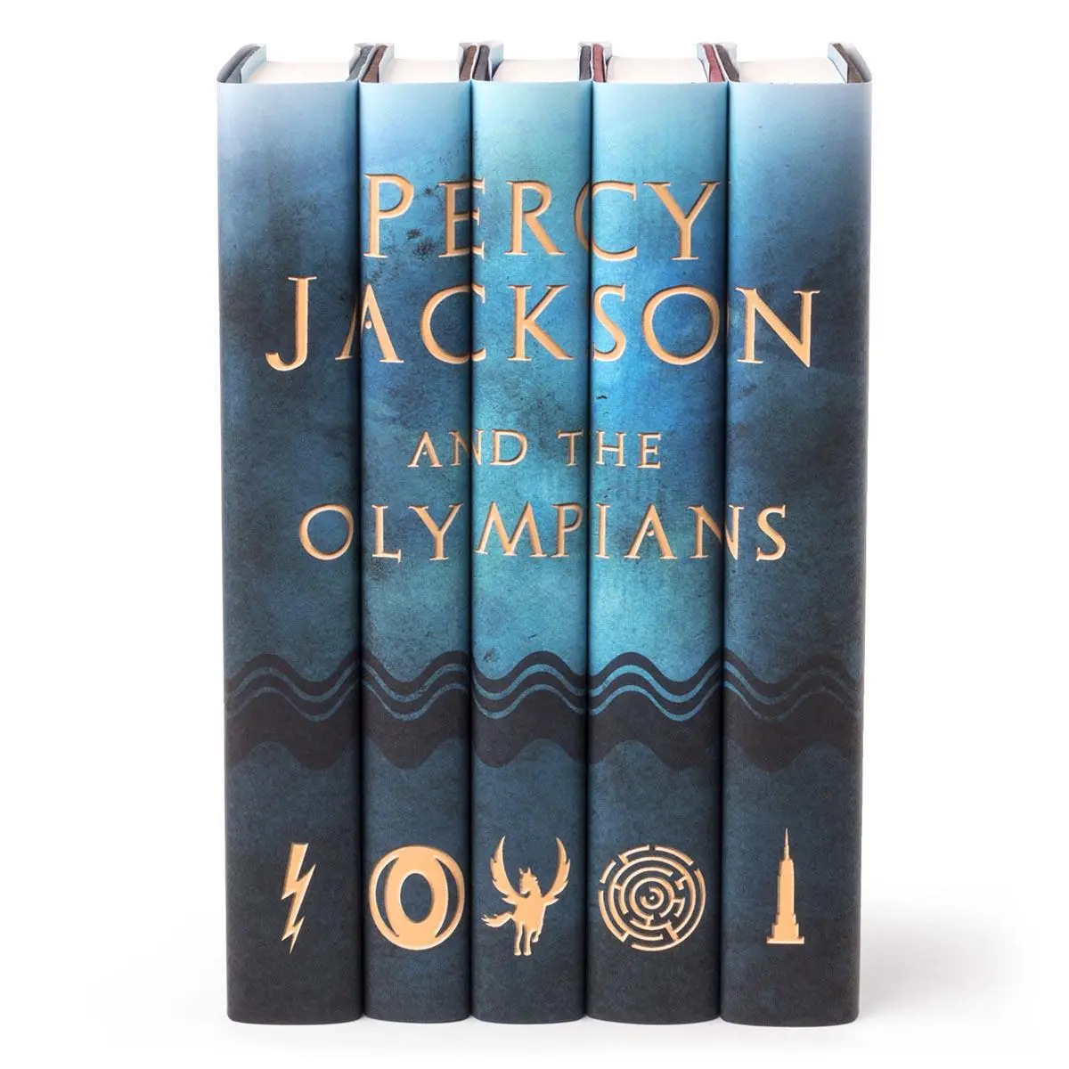 Percy Jackson and the Olympians by Rick Riordan Book Set