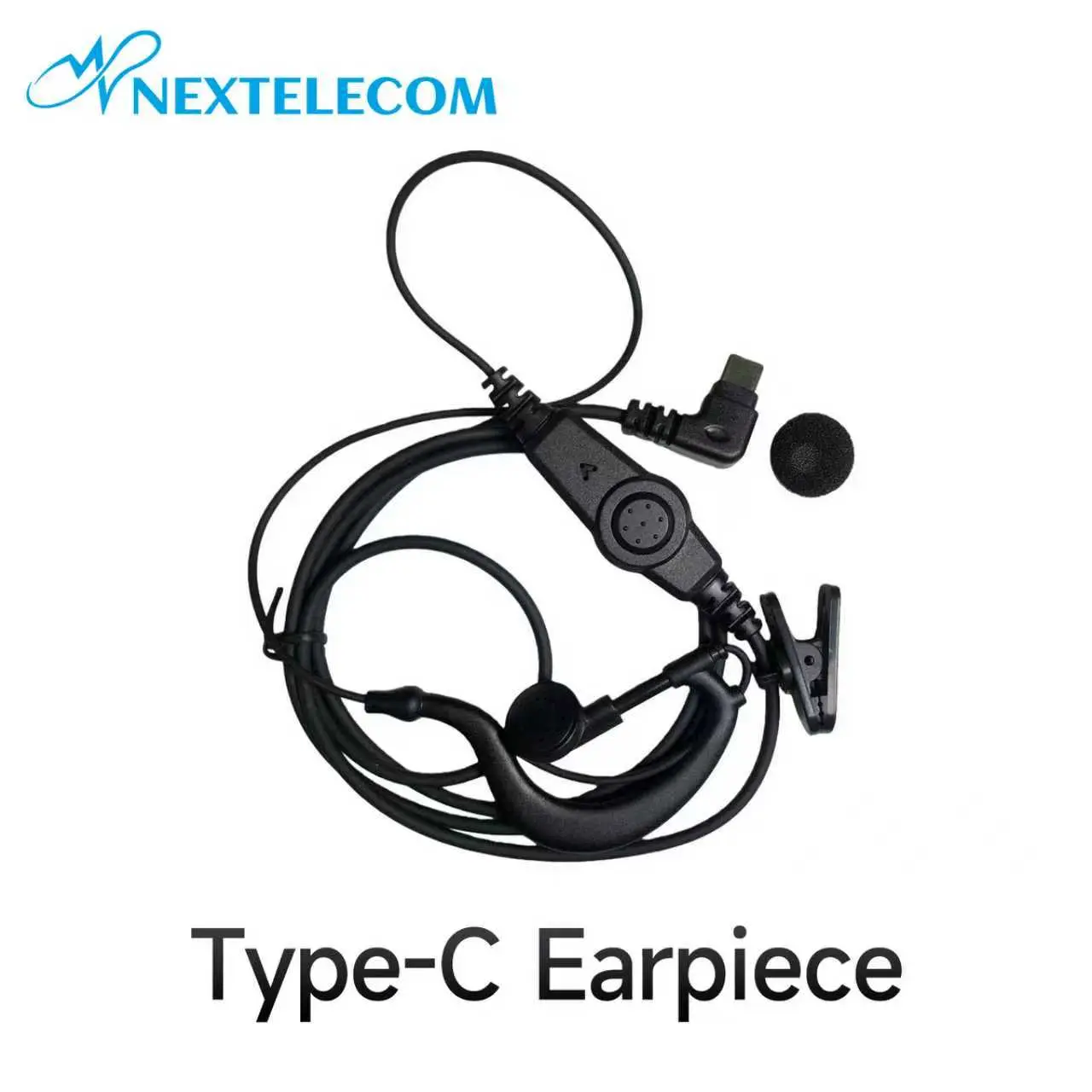 NEXTELECOM Wired Type-C Earpiece with Mic, Stereo Call Headset For Android & iPhone 15/16