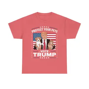 Protect Your Pets Trump - Unisex Heavy Cotton Tee