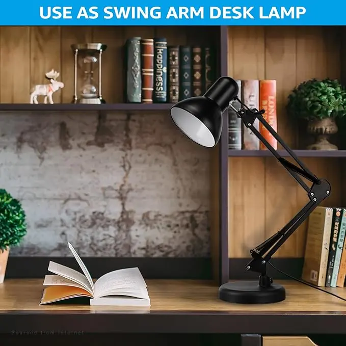 Desk Lamp LED Reading light Dimmable USB Small Clamp Lamp with 3 Color Modes 3Brightness, Adjustable Flexible Gooseneck Table Light for Bed Headboard, Nail, Home Office,Computer