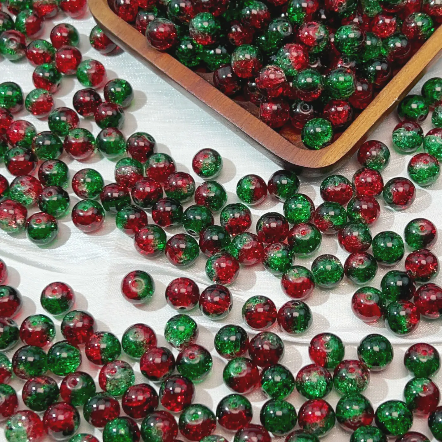 10mm Sparkling Glass Bead Bracelet DIY Accessories Beads Beads Loose Beads Bracelet Necklace Material Beads