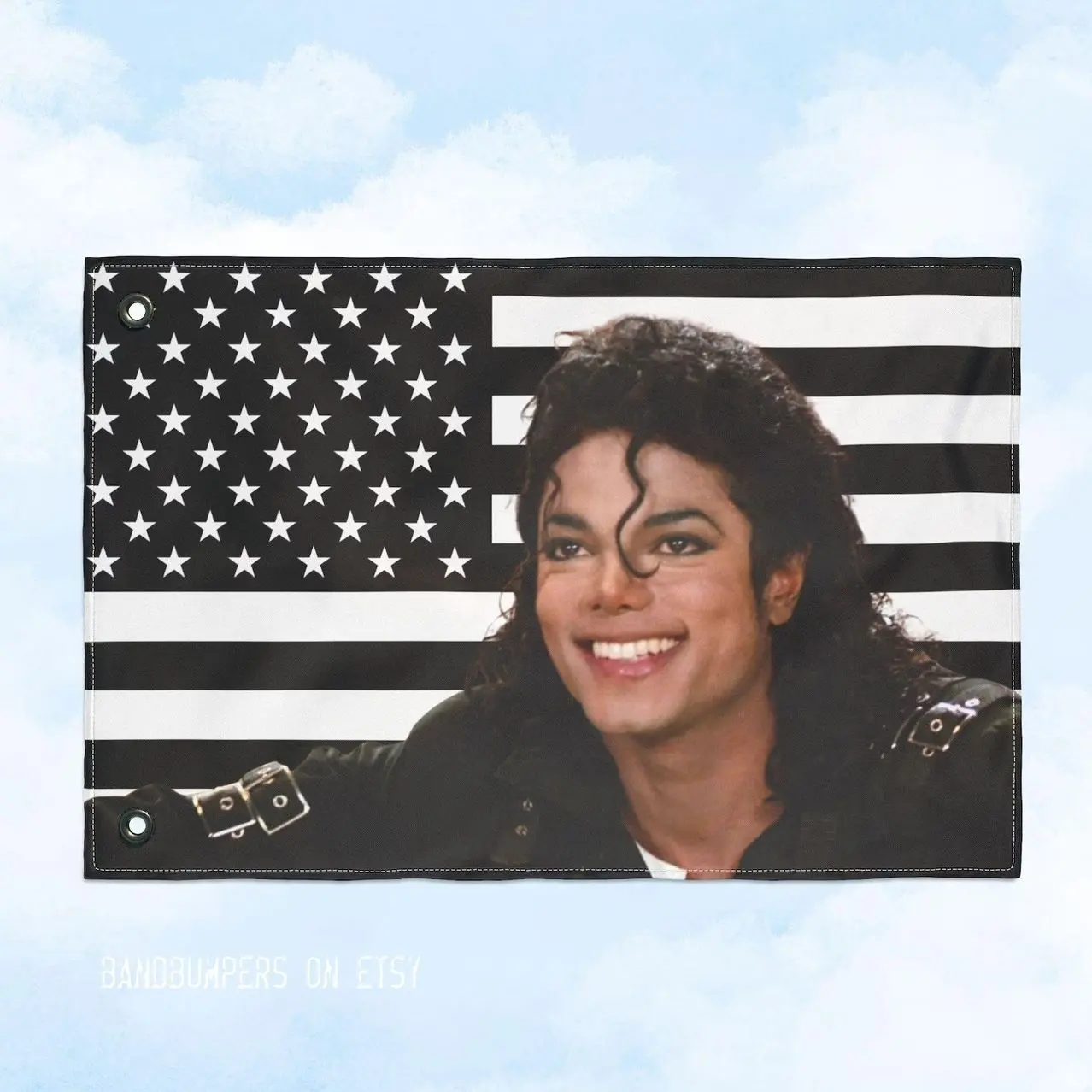 Michael Jackson Flag, Pink USA Flag Tapestry, King of Pop Wall Decor, Music Legend Poster, Vintage Singer Room Decor