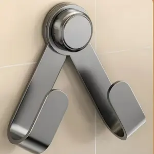 Six-Piece Kitchen Wall-Mounted Cutting Board Holder, No-Drill Multi-Use Wall Storage Rack, Adjustable Vacuum Suction Lid Organizer