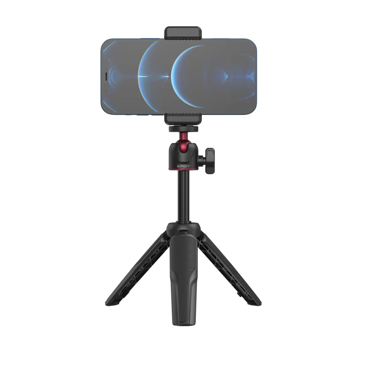 SmallRig Simorr Vigor VK-30 Compact Vlog Tripod Kit with Smartphone Clip, Vibe P96 Video LED Light, Handle & Camera Accessories