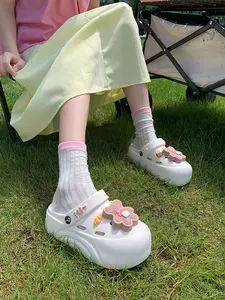 Women's Cute Cartoon Shoes, Summer Fashion Casual Thick Sole Slippers, Outdoor Trendy Sandals, Indoor Non-Slip Slip-On Sneakers, Cloud Slippers, Garden Clogs