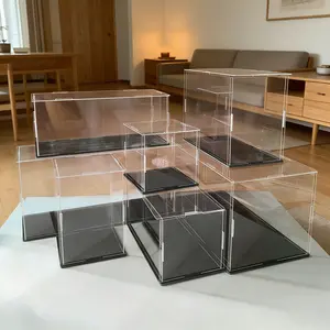 High Transparency Acrylic Display Box, Dust-Proof Moisture-Resistant Storage Cabinet, Large Capacity Model Organizer, Anime Collectible Case, Office Desk Organizer, Clear Storage Box